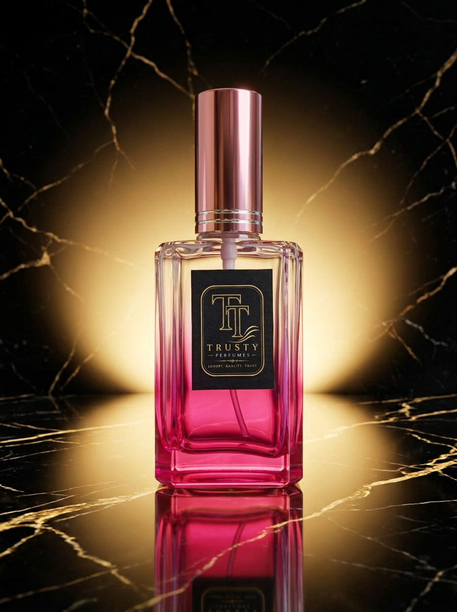 Trusty Luxury Range 60ml · Pink Edition luxury perfume bottle